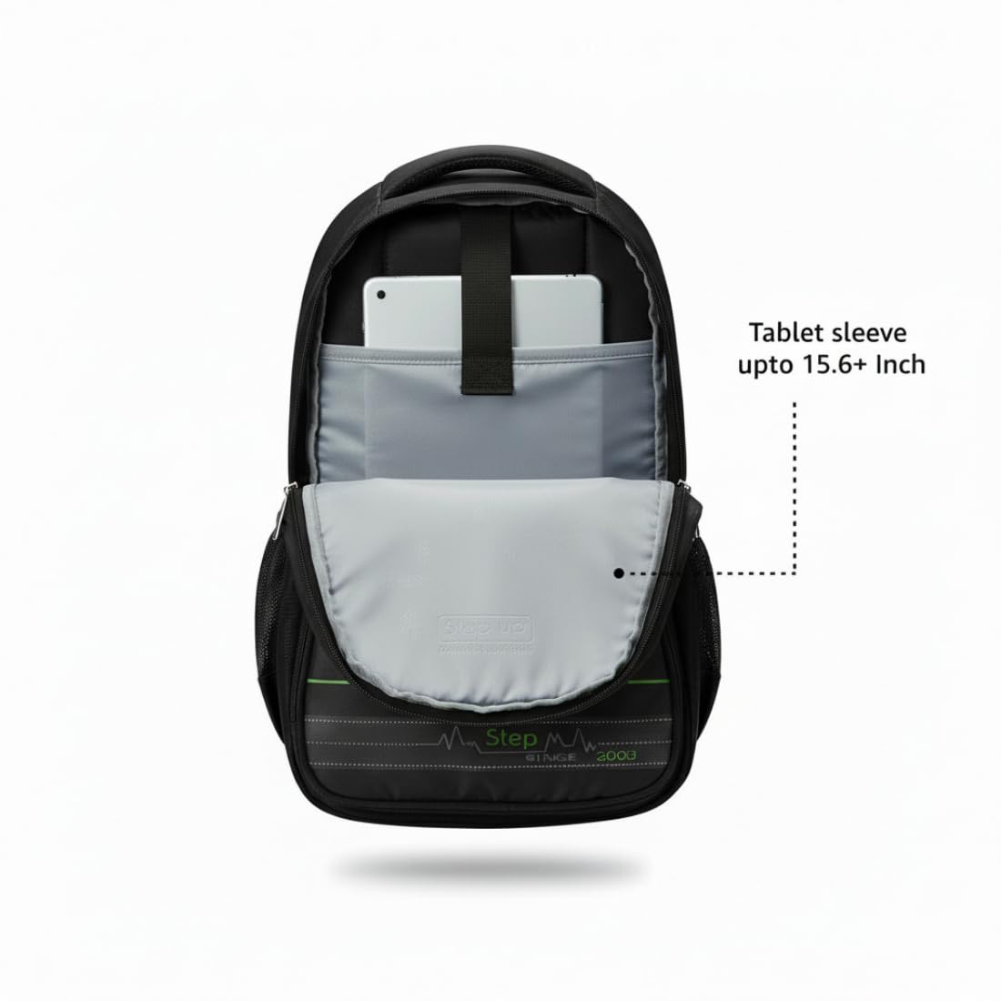 Step Up *ALL-WEATHER PLUS* 35 L Laptop Backpack with Rain Cover for Men & Unisex | Water-Resistant Nylon Backpack | Fits up to 15.6 Inch Laptop | 19 Inch Travel & College Bag..