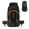 Impulse Rucksack Travel Bags for Men, Tourist Backpack for Hiking, Trekking Camping Thames Blue Bag with 1 Year Warranty, Cedar Black, 60 Litres