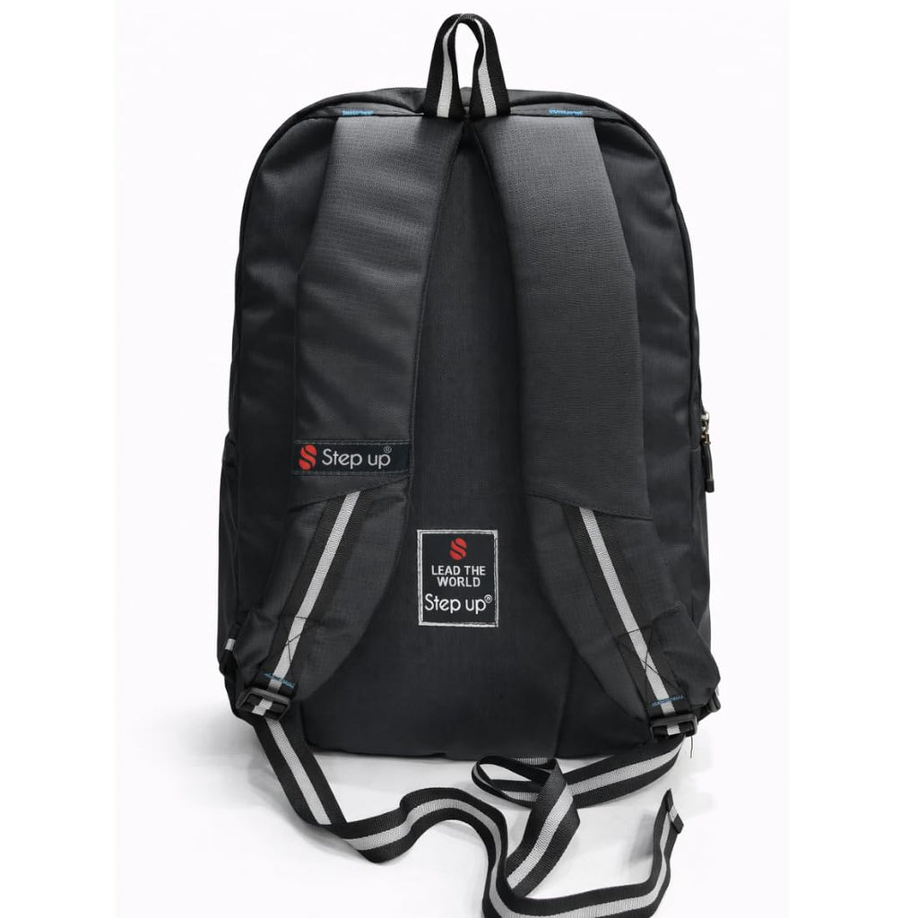 Step Up STREET RACING 35 L Laptop Backpack for Men & Unisex | Water-Resistant Nylon Backpack | Fits up to 15.6 Inch Laptop | 19 Inch College & Travel Bag.