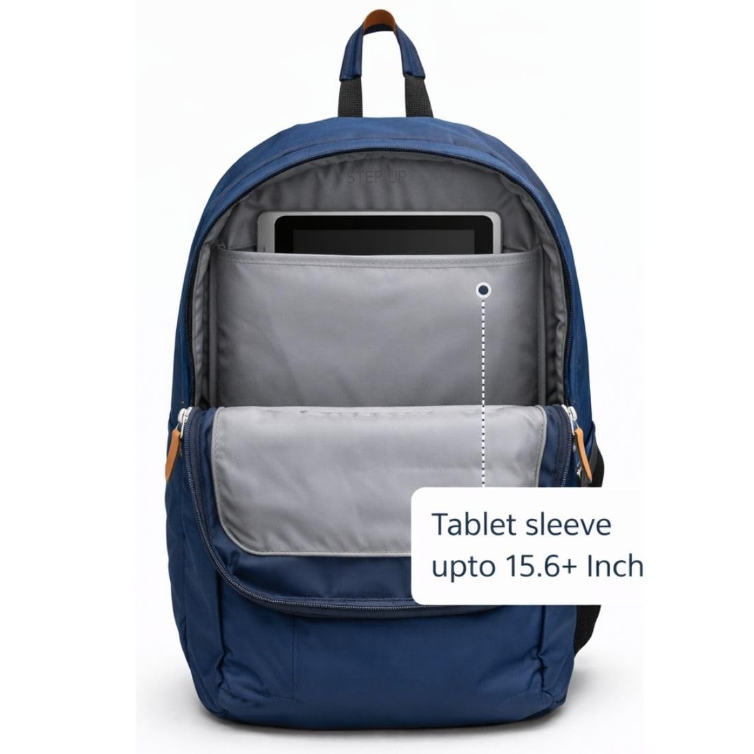 Step Up 30 L Laptop Backpack for Men & Unisex | Water-Resistant Nylon Office & Travel Bag | Fits up to 15.6 Inch Laptop | Lightweight 19 Inch Backpack.