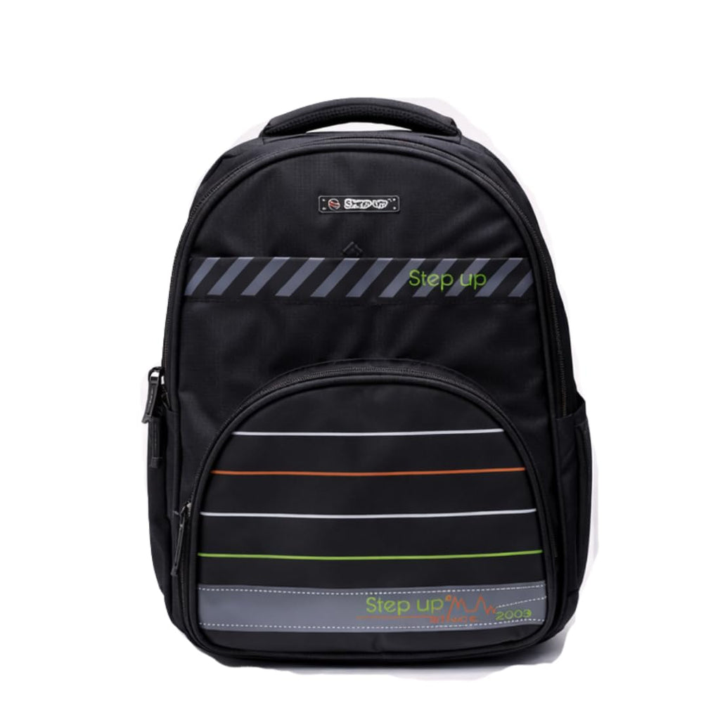 Step Up *ALL-WEATHER PLUS* 35 L Laptop Backpack with Rain Cover for Men & Unisex | Water-Resistant Nylon Backpack | Fits up to 15.6 Inch Laptop | 19 Inch Travel & College Bag..