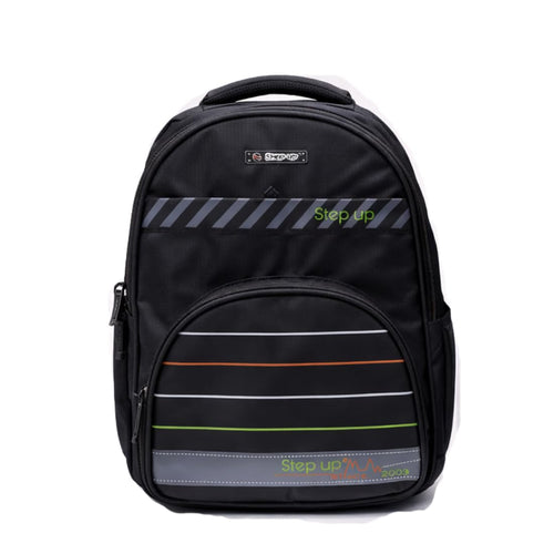 Step Up *ALL-WEATHER PLUS* 35 L Laptop Backpack with Rain Cover for Men & Unisex | Water-Resistant Nylon Backpack | Fits up to 15.6 Inch Laptop | 19 Inch Travel & College Bag..
