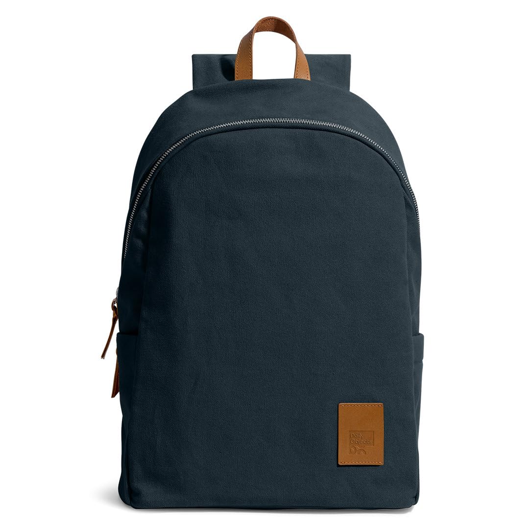 DailyObjects Pedal Everyday Casual Laptop Backpack Compatible with upto 14 inch Laptop | Unisex Travel Backpack | Made of Durable Canvas Material | Zippered Compartments with Pockets