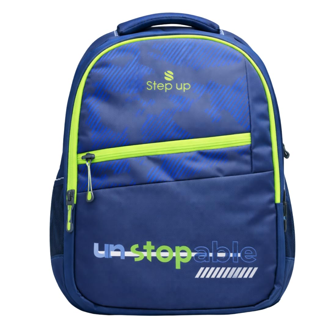 Step Up *UNSTOPABLE* 37 L Laptop Backpack for Men & Unisex | Water-Resistant Nylon Backpack | Fits up to 15.6 Inch Laptop | 19 Inch Travel & College Bag.
