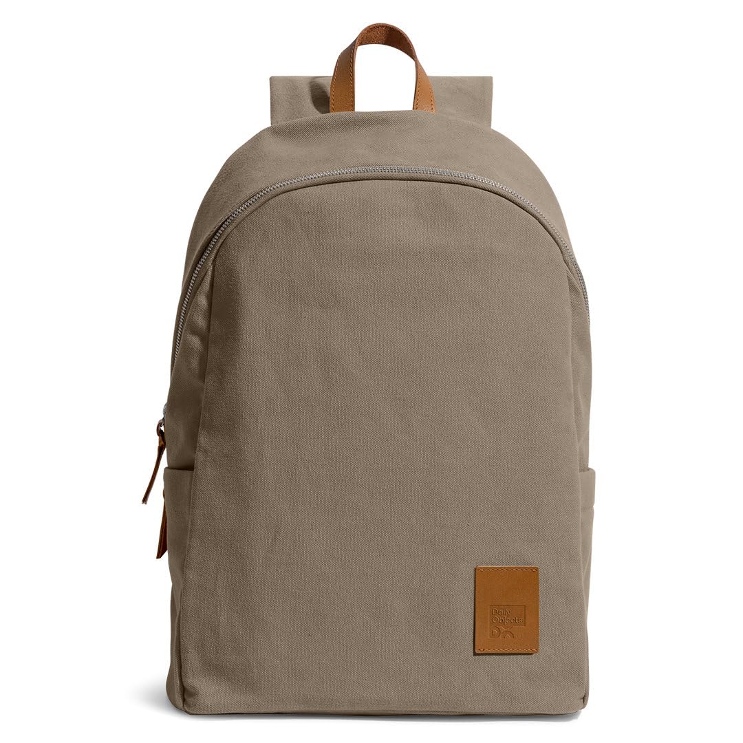 DailyObjects Pedal Everyday Casual Laptop Backpack Compatible with upto 14 inch Laptop | Unisex Travel Backpack | Made of Durable Canvas Material | Zippered Compartments with Pockets
