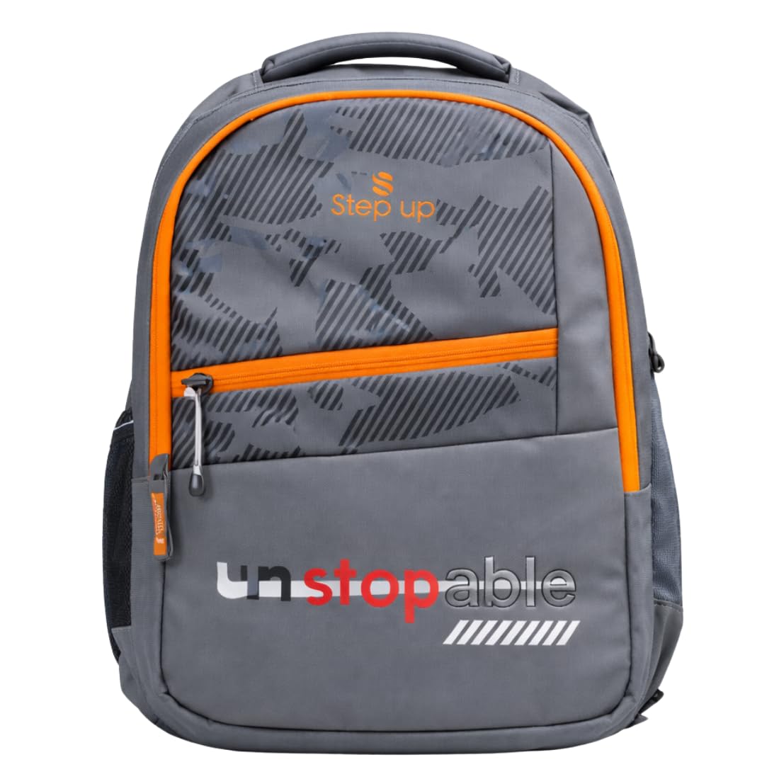Step Up *UNSTOPABLE* 37 L Laptop Backpack for Men & Unisex | Water-Resistant Nylon Backpack | Fits up to 15.6 Inch Laptop | 19 Inch Travel & College Bag.