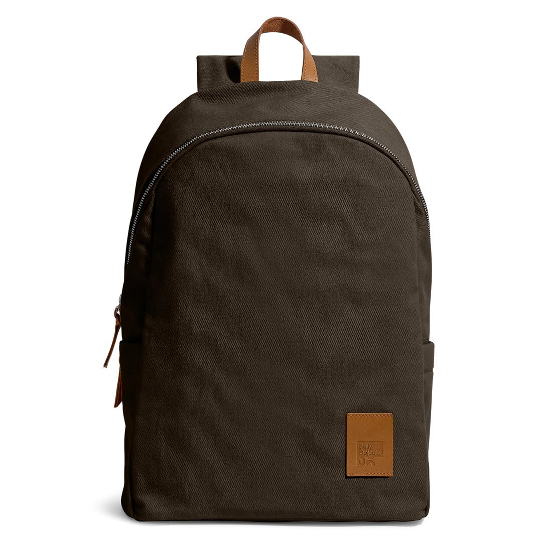 DailyObjects Pedal Everyday Casual Laptop Backpack Compatible with upto 14 inch Laptop | Unisex Travel Backpack | Made of Durable Canvas Material | Zippered Compartments with Pockets