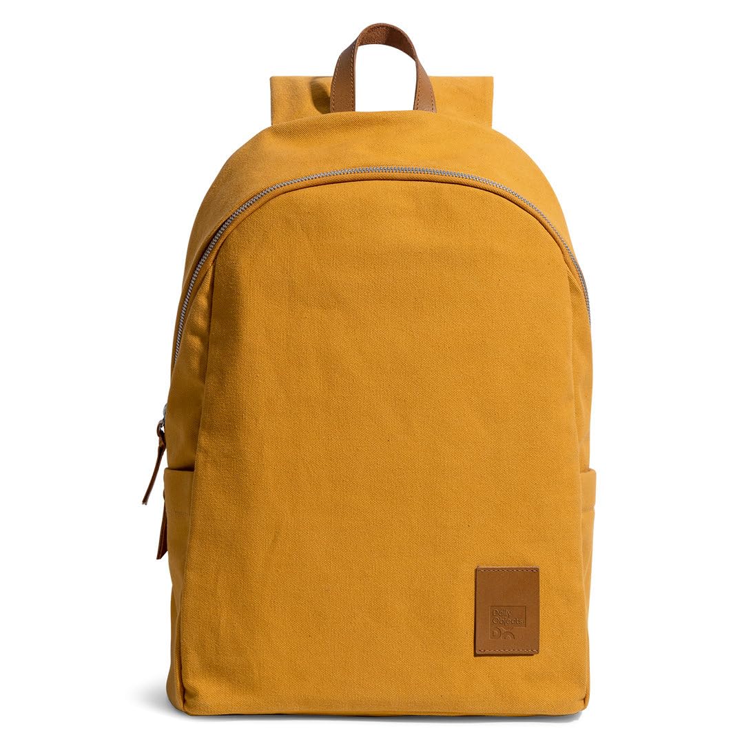 DailyObjects Pedal Everyday Casual Laptop Backpack Compatible with upto 14 inch Laptop | Unisex Travel Backpack | Made of Durable Canvas Material | Zippered Compartments with Pockets