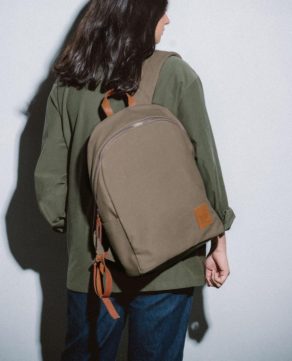 DailyObjects Pedal Everyday Casual Laptop Backpack Compatible with upto 14 inch Laptop | Unisex Travel Backpack | Made of Durable Canvas Material | Zippered Compartments with Pockets